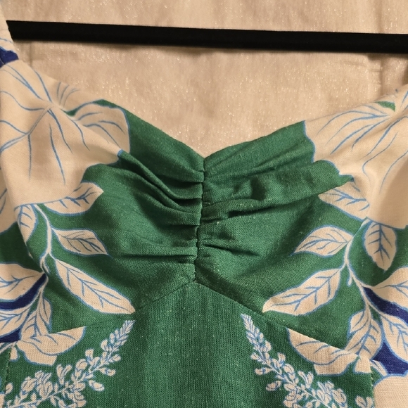 FARM Rio Vibrant Blue and Green Floral Dress - Picture 14 of 16